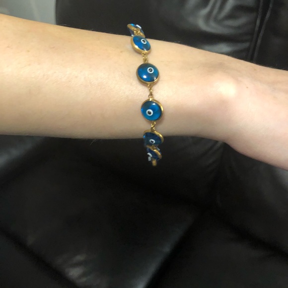 14k gold over silver bracelet - Picture 2 of 4